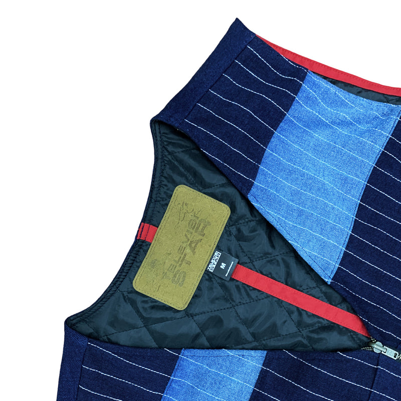 No Waste Stripes - Navy