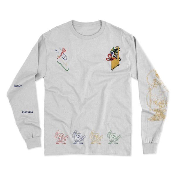 Kinder Bloomen Longsleeve - White