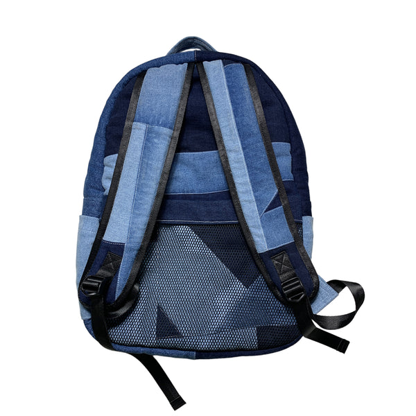 No Waste Bagpack Denim - Blue Suuny Face