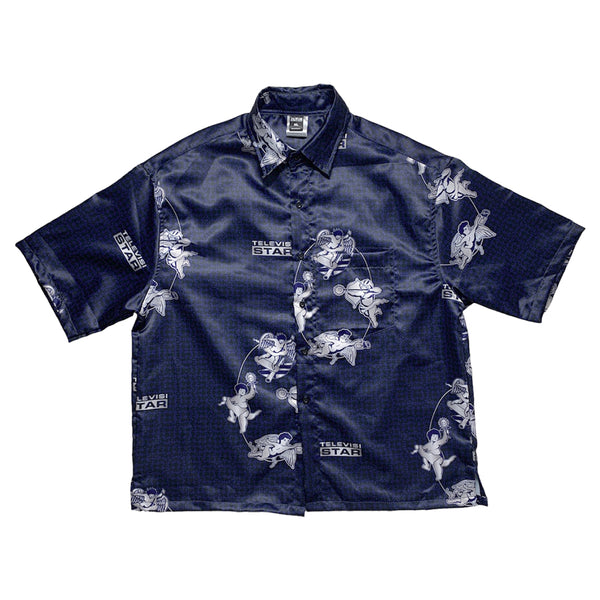 Tvs Button Shirt Cupid Time To Rise - Dark Blue