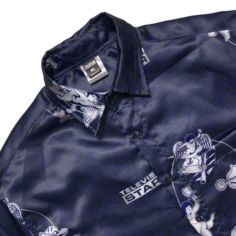 Tvs Button Shirt Cupid Time To Rise - Dark Blue