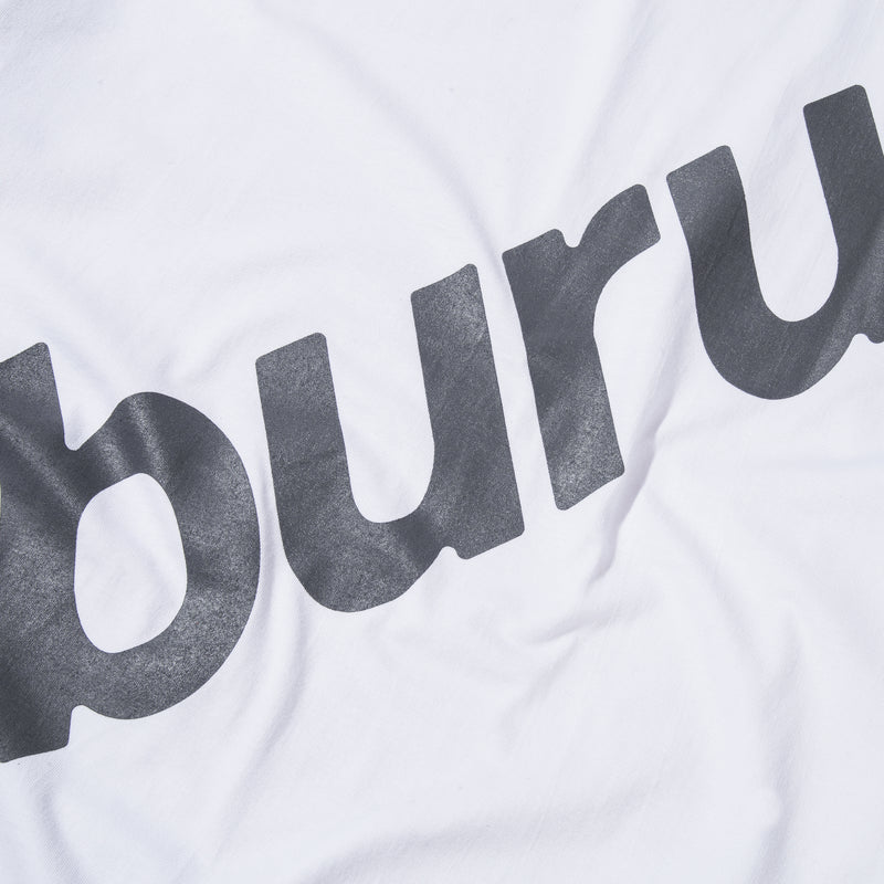 Dog and Logo - White