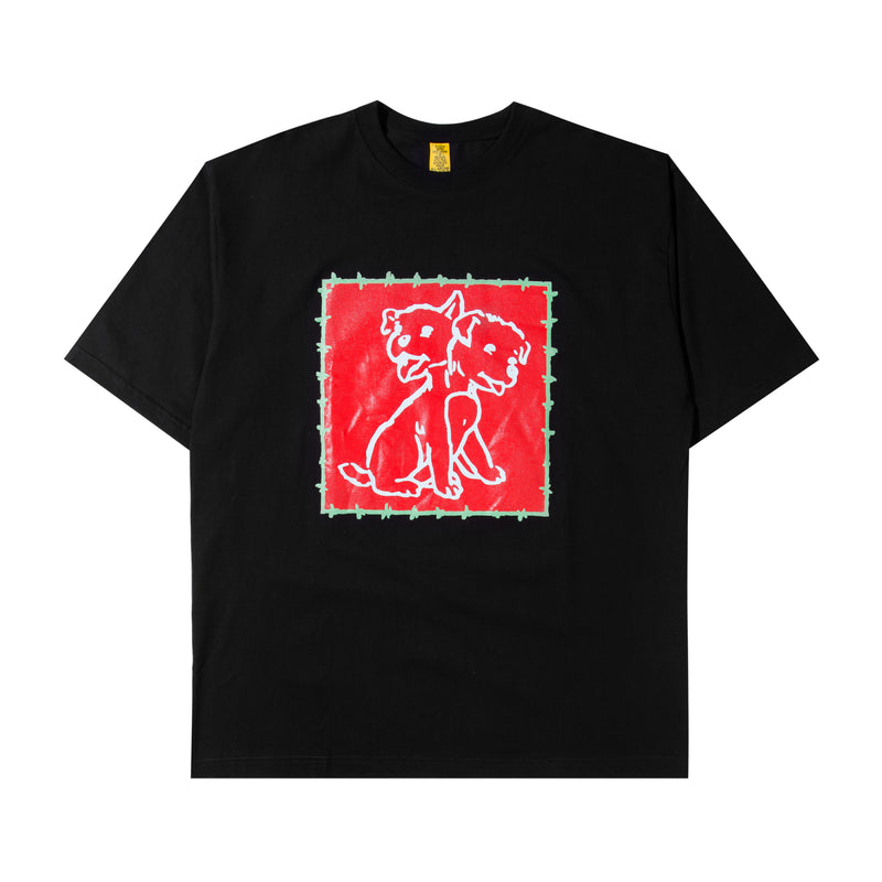Dog and Logo - Black