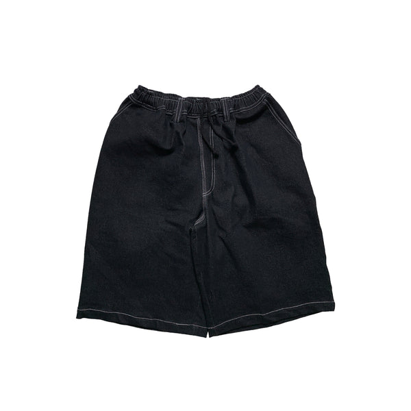 Denim Carpenter White Stich Short Vx White - Black