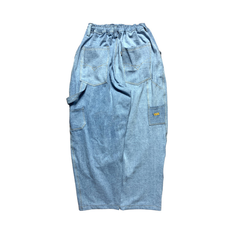 Denim Carpenter Baggy Cut Gold Stich  Vx Gold - Light Blue