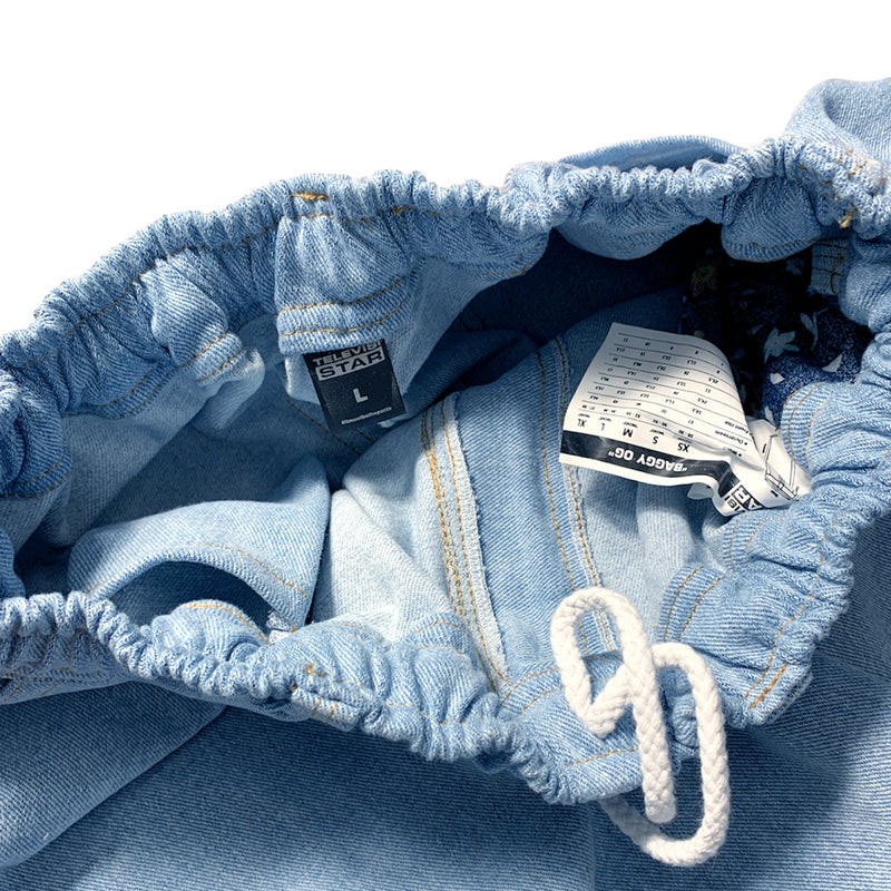 Denim Carpenter Baggy Cut Gold Stich  Vx Gold - Light Blue
