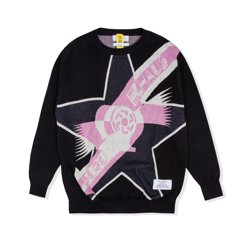Elhaus X Buru Crewneck Dinamo - Black