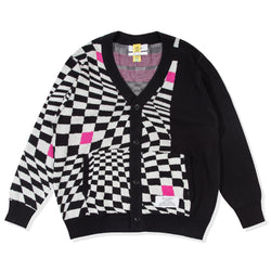 Elhaus X Buru Cardigan Grid - Collage