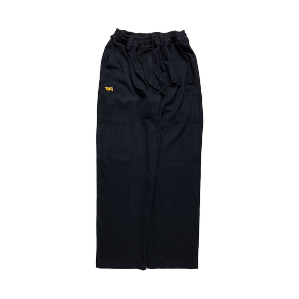 Denim Straight Pants 1Vx Gold - Jet Black