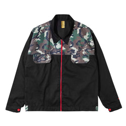 Camo Barb Wire Work Jacket - Multi