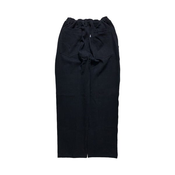 Denim Straight Pants 1Vx Gold - Jet Black