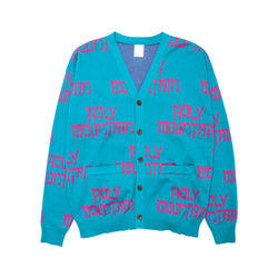 Holy Mountain Knitwear Cardigan - Blue Pink