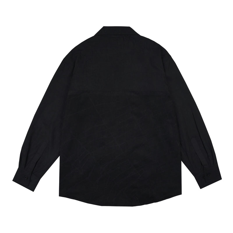 Corduroy Overshirt Orb - Black