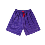 Barbed Wire Shorts - Purple