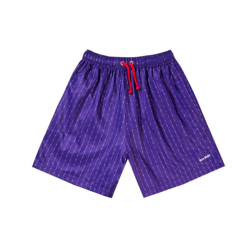 Barbed Wire Shorts - Purple