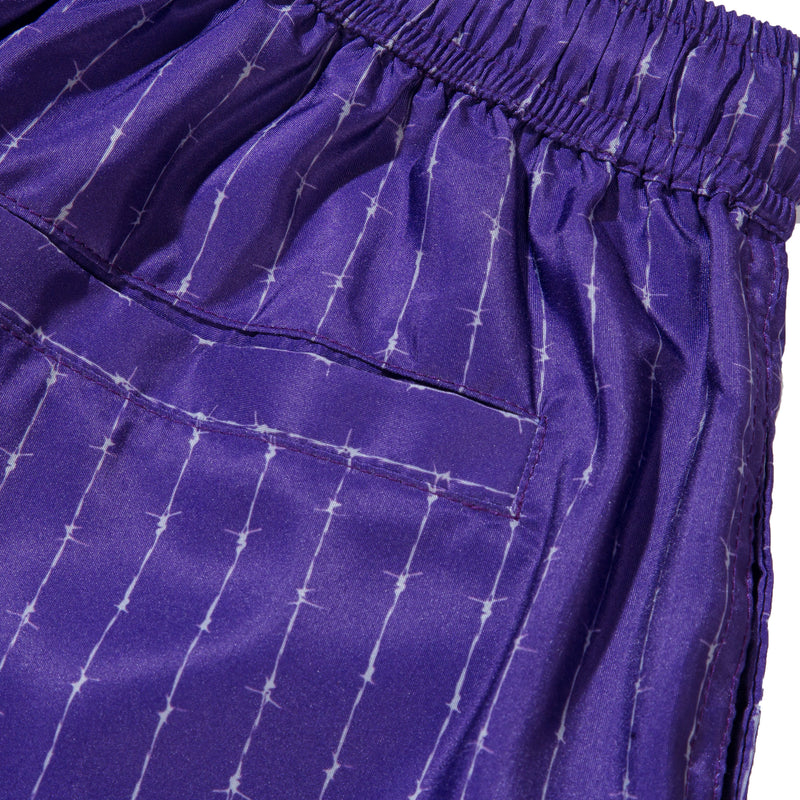 Barbed Wire Shorts - Purple