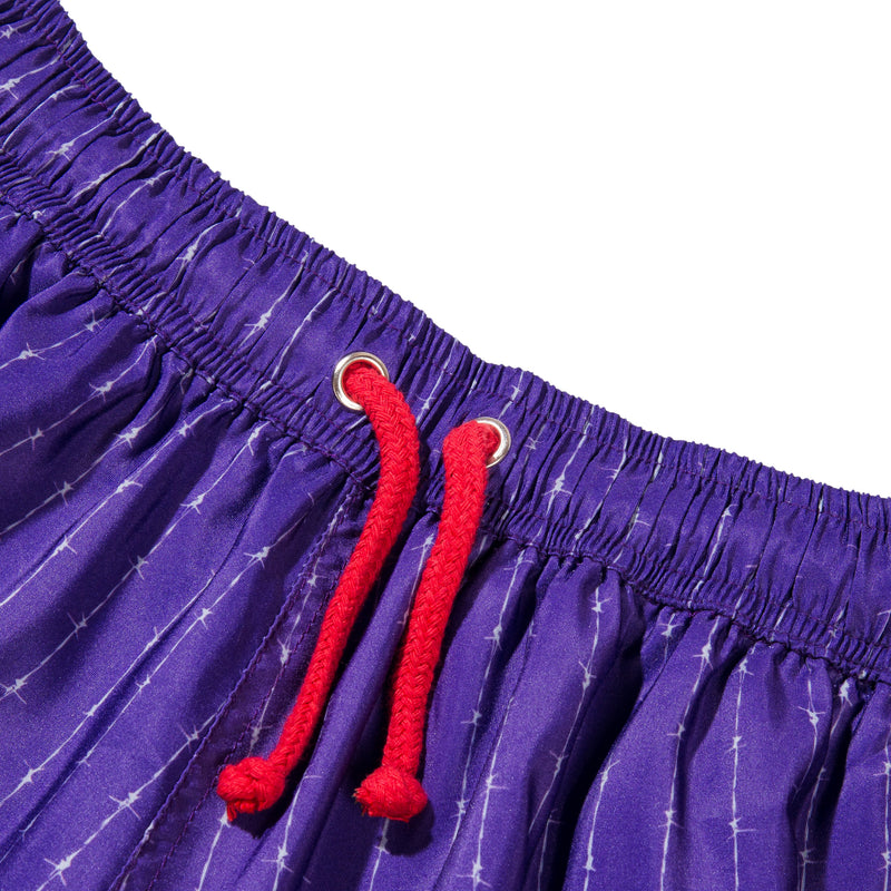Barbed Wire Shorts - Purple