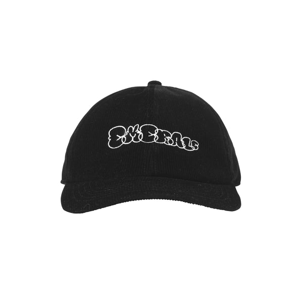 Throw Up Corduroy Polo Hat - Black
