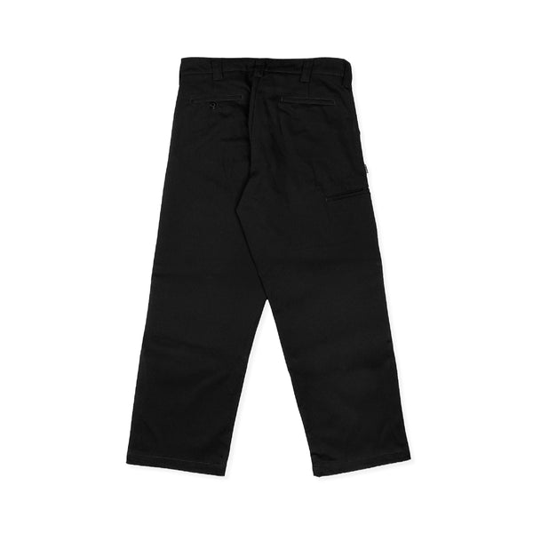 Spider Web Double Knee Pants - Black