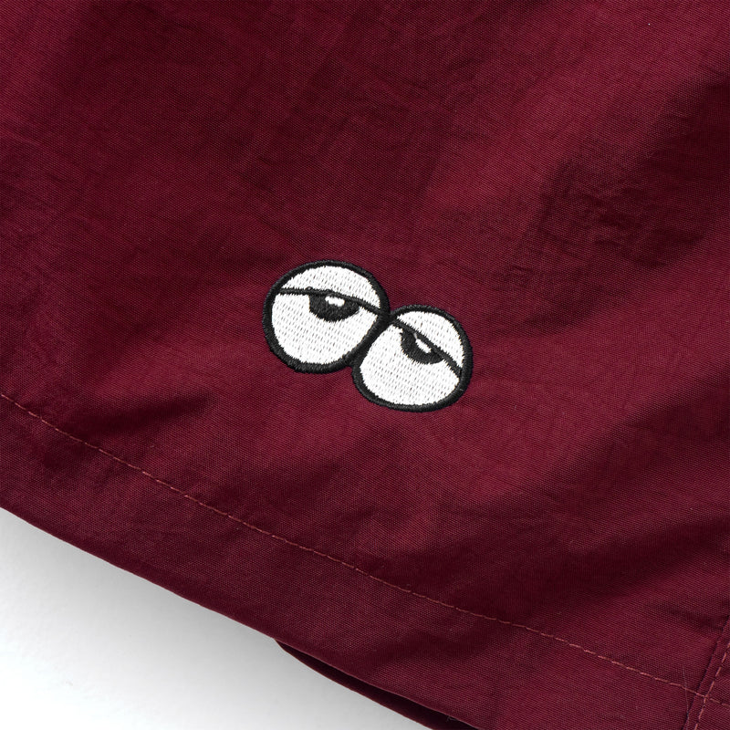 Two Tone Shorts - Black/Burgundy