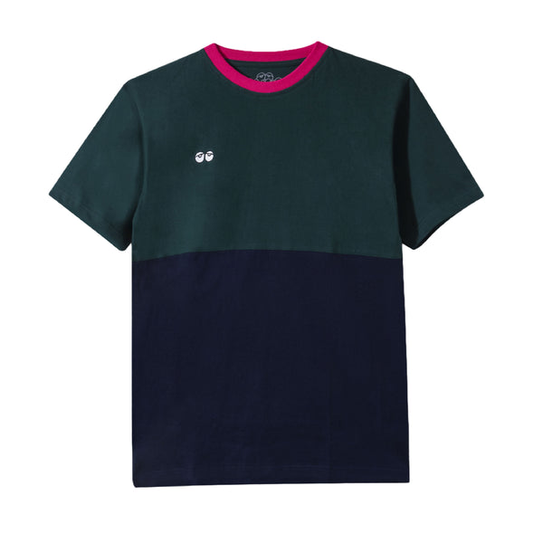 Color Block - Green/Navy