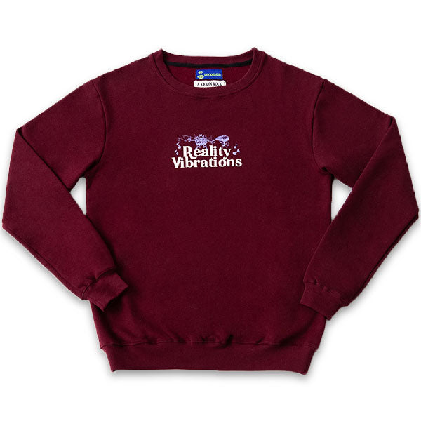 Reality Vibration Crewneck - Maroon