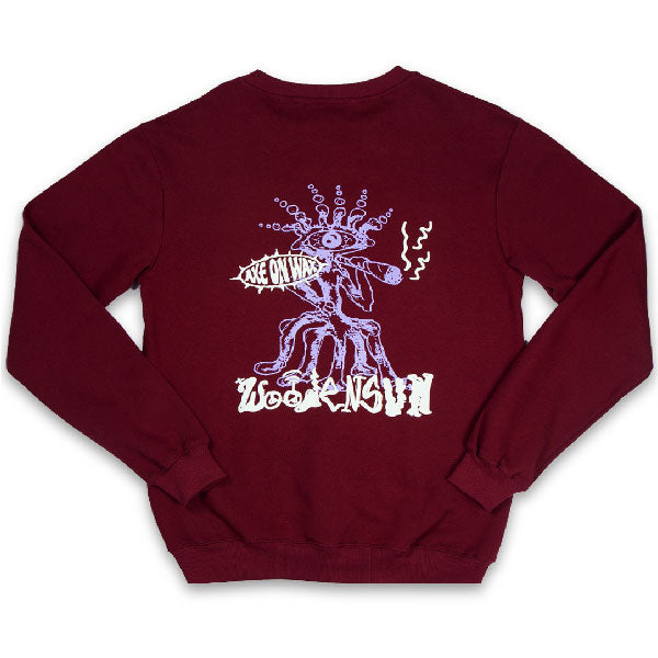 Reality Vibration Crewneck - Maroon