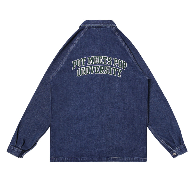 Crutch Chore Coat Jacket - Washed Indigo