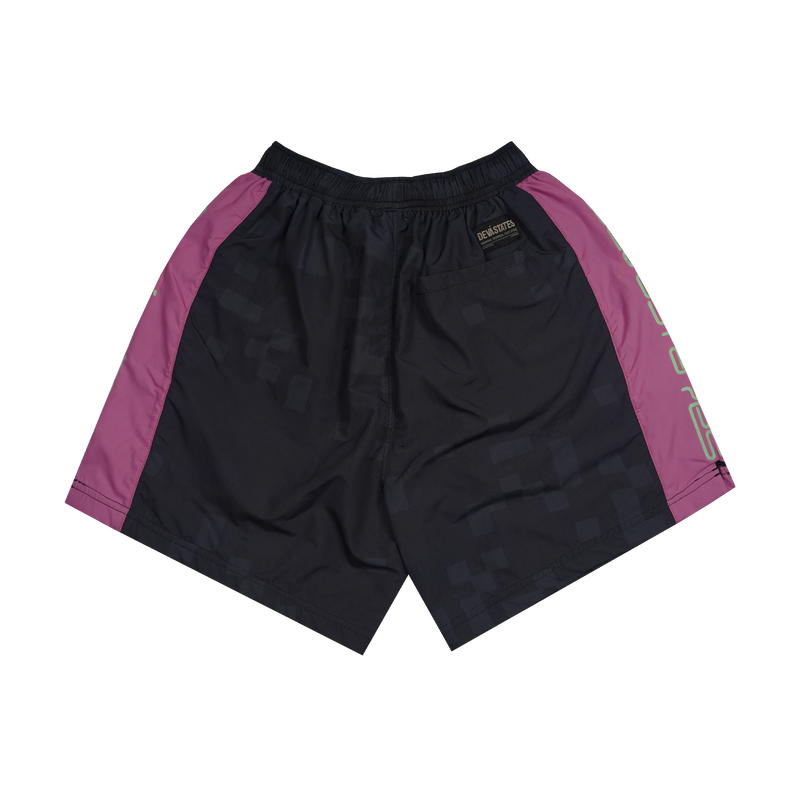 Pixel Shorts - Black/Pink