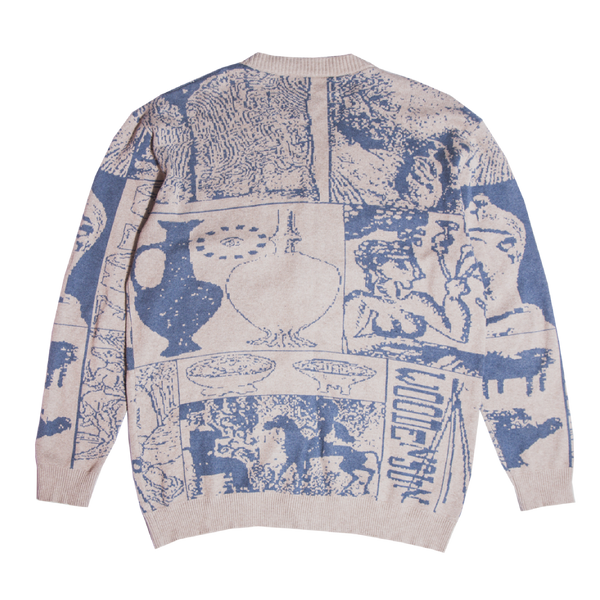 Ancient Sacred Plant Knitwear - Cream