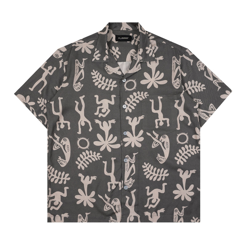 Tribe Shirts - Brown Grey