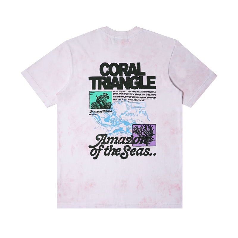 Coral Triangle - Tie Dye Pink