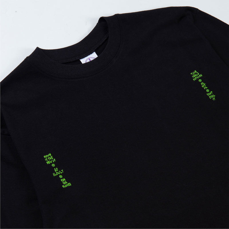 Flames Longsleeve - Black