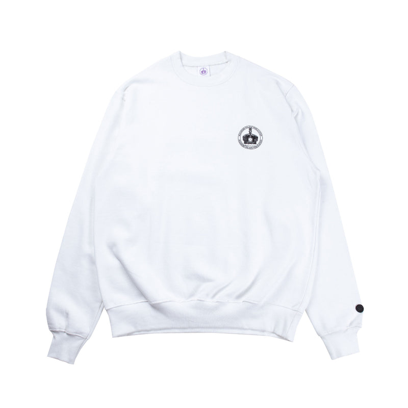 Ok Not Ok Crewneck - White