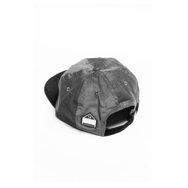 Confine 10 Corduroy Ball Cap - Grey/Black