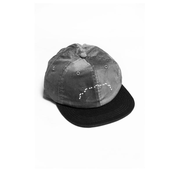 Confine 10 Corduroy Ball Cap - Grey/Black