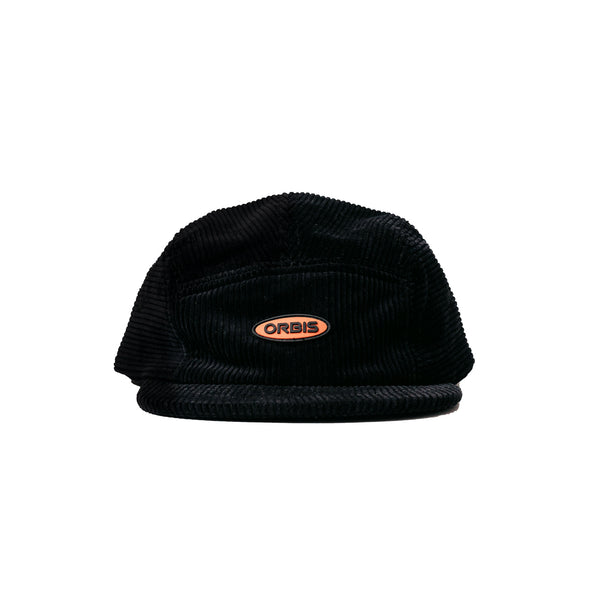 Cord 5-Panel Caps - Black